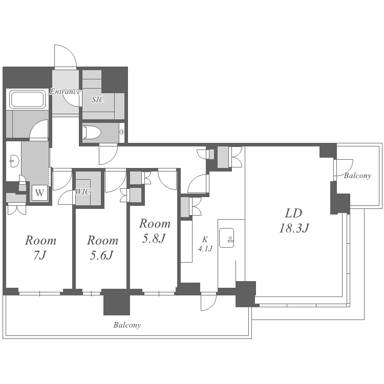 間取り図A